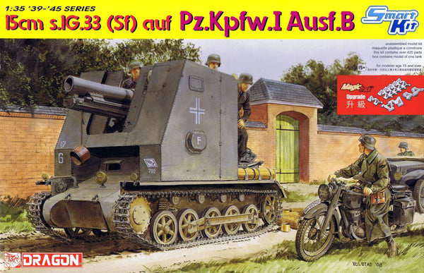 Dragon 1/35 WW2 German 15cm s.IG.33(Sf) auf Pz.Kpfw.I Ausf.B