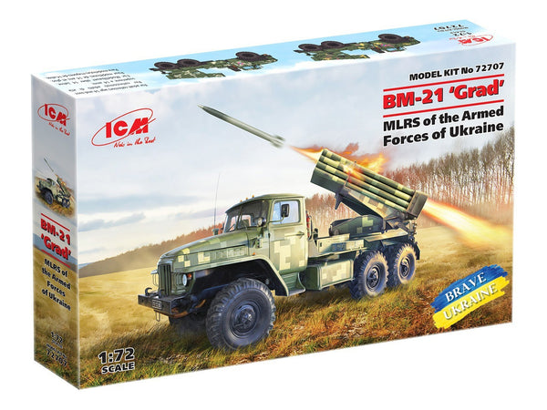 ICM 1/72 BM-21 'Grad', MLRS of the Armed Forces of Ukraine