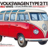 Tamiya 1/24 scale Volkswagen Type 2 (T1) Red & White (Clic Loc)