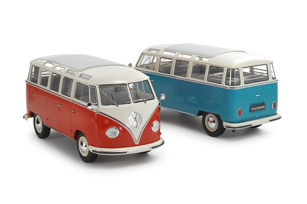 Tamiya 1/24 scale Volkswagen Type 2 (T1) Red & White (Clic Loc)