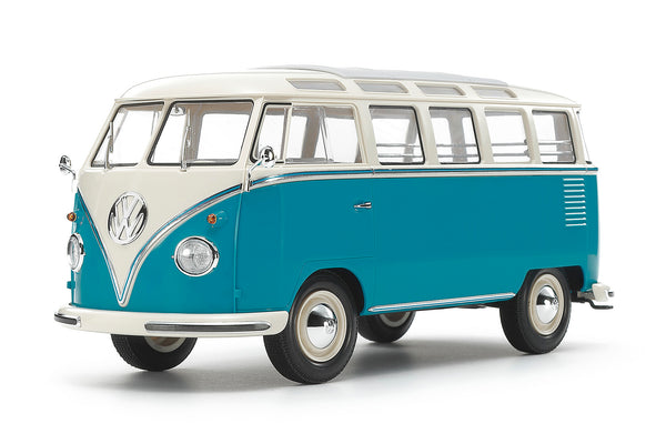 Tamiya 1/24 scale Volkswagen Type 2 (T1) Blue & White (Clic Loc)