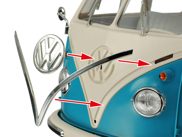 Tamiya 1/24 scale Volkswagen Type 2 (T1) Blue & White (Clic Loc)