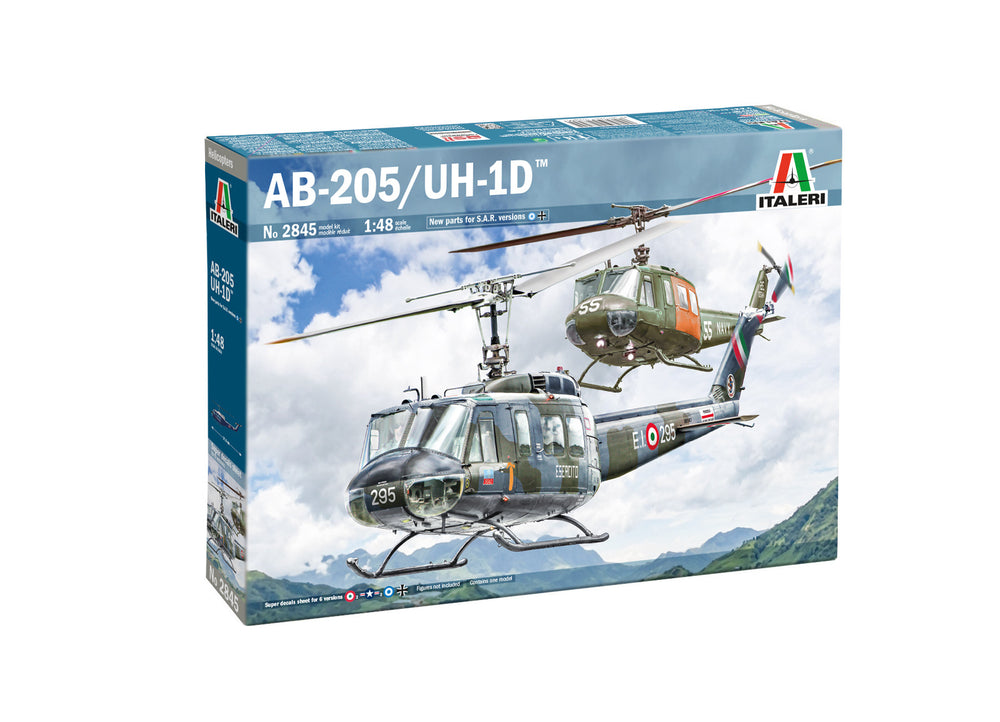Italeri 1/48 scale AB.205 / UH-1D "SAR" Search & Rescue Helicopter
