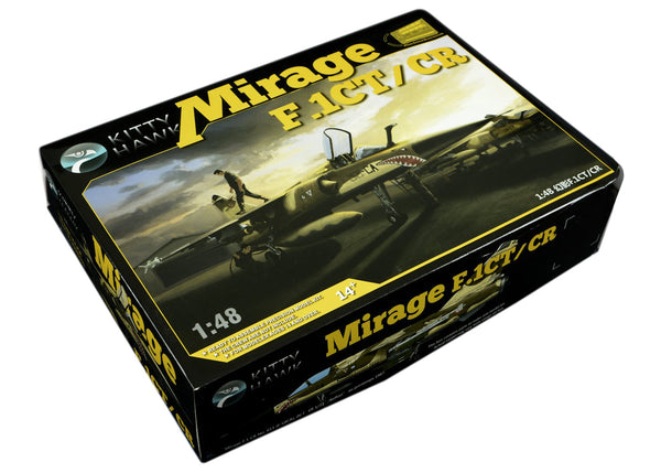 Kitty Hawk 1/48 Scale Mirage F.1CT/CR aircraft Model Kit