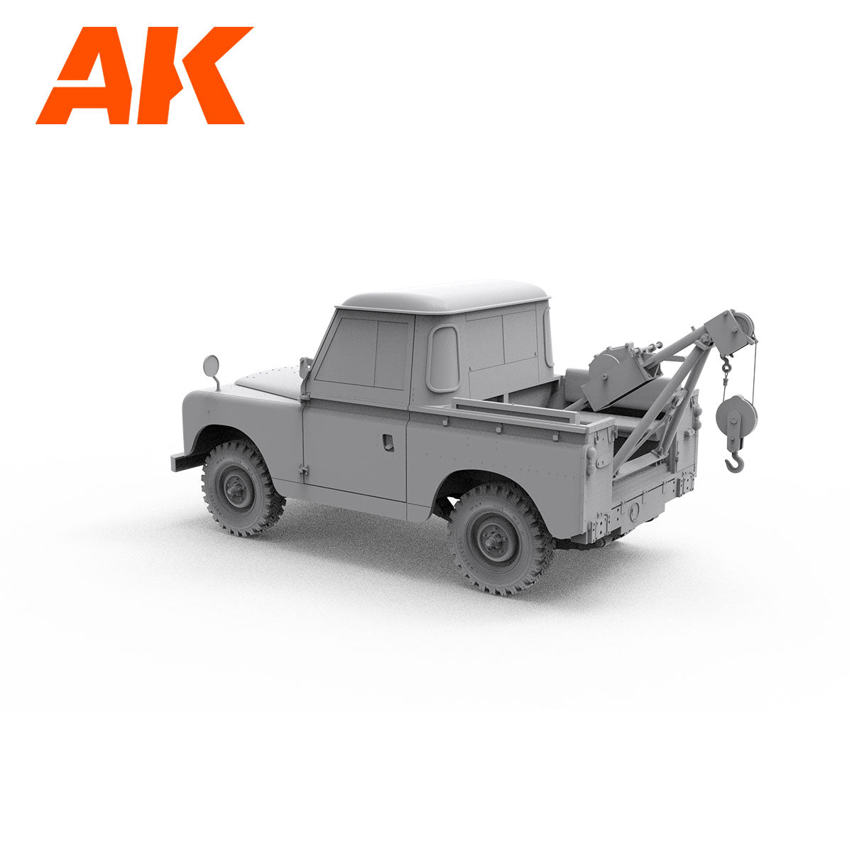AK Interactive 1/35 scale MODEL KIT Land Rover 88 Series IIA Crane Tow ...