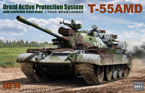 Rye Field Models 1/35 T55AMD Drozd Active Protection