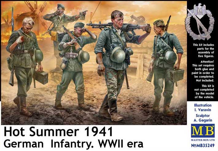 Masterbox 1/35 scale WW2 Hot Summer 1941, German Infantry