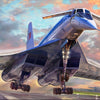 Zvezda 1/144 Scale Tu-144 Supersonic civilian aircraft model kit