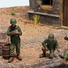 1/35 scale WW2 US GI's eating (4 Fig set)