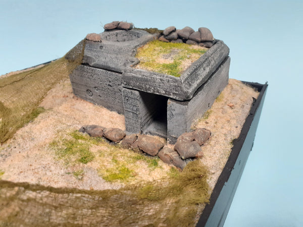 1/35 scale WW2 Bunker - Atlantic wall series #3 Tobruk style