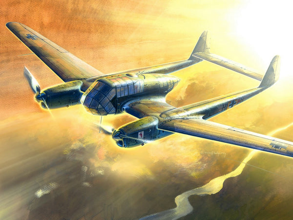 ICM 1/72 WW2 FW 189A-1, WWII German Reconnaissance Plane