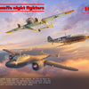ICM 1/72 Scale WW2 German Luftwaffe Night Fighters Set of 3 (Bf 109E-4, Do 172-10 Kauz II, Fw 189A-1)