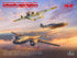 ICM 1/72 Scale WW2 German Luftwaffe Night Fighters Set of 3 (Bf 109E-4, Do 172-10 Kauz II, Fw 189A-1)