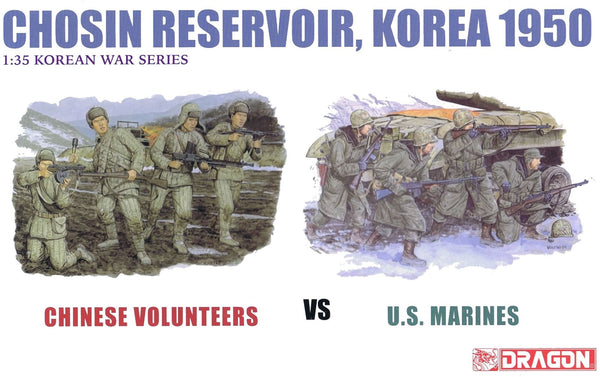 Dragon 1/35 scale Korean War Chinese Volunteers Vs Us Marines