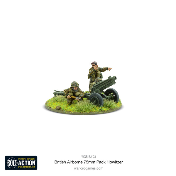Warlord Games 28mm - Bolt Action  British Para 75mm Pack Howitzer & Crew