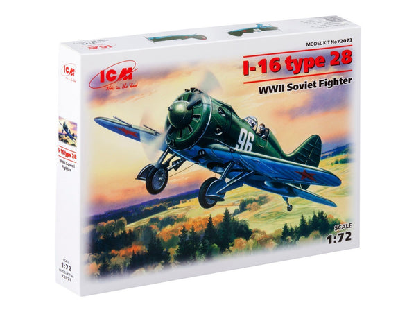 ICM 1/72 scale I-16 type 28, WWII Soviet Fighter
