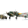 Tamiya 1/48 WW2 IJN Mitsubishi Ki-46 III Type 100 & 4x4 Kurogane Set 1:48 Model Kit