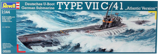 Revell 1/144 WW2 German U-boat Submarine Type VII C/41 “Atlantic Version”