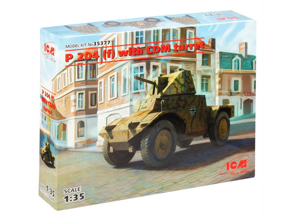 ICM 1/35 WW2 Panzerspähwagen P 204 (f) with CDM turret, WWII German Armoured Vehicle