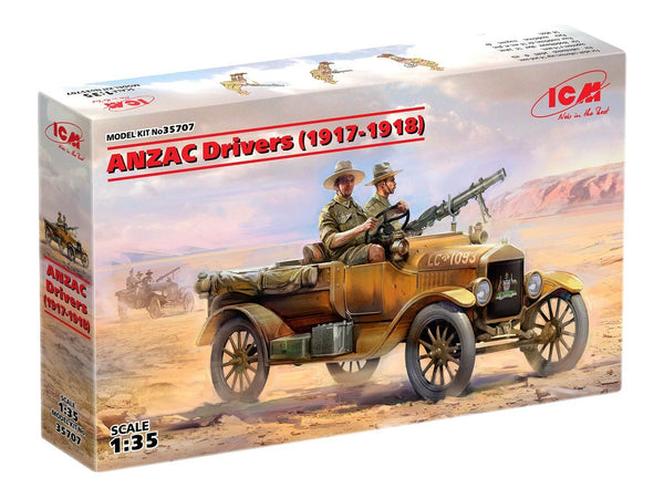ICM 1/35 WW1 ANZAC Drivers (1917-1918) (2 figures)