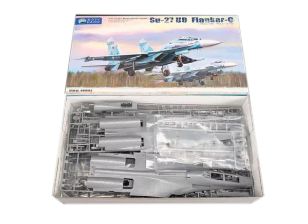 Kitty Hawk 1/48 Scale Su-27 Flanker-B aircraft Model Kit