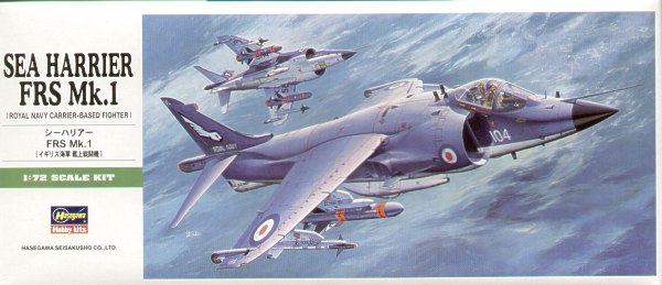 HASEGAWA Sea Harrier FRS Mk 1 Falklands Part 2 02253-1/72 Models – -Models HASEGAWA Sea Harrier FRS Mk 1 Falklands Part 2 02253-1/72 Models – -Models