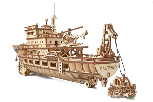 Wood Trick 3D wooden model kit Ocean explorer yacht