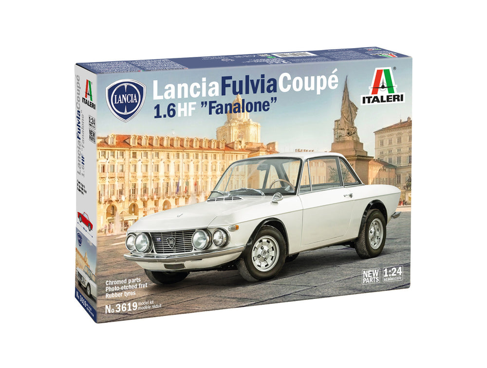 Italeri 1/24 scale CAR Lancia Fulvia Coupé 1.6 HF ‘Fanalone’