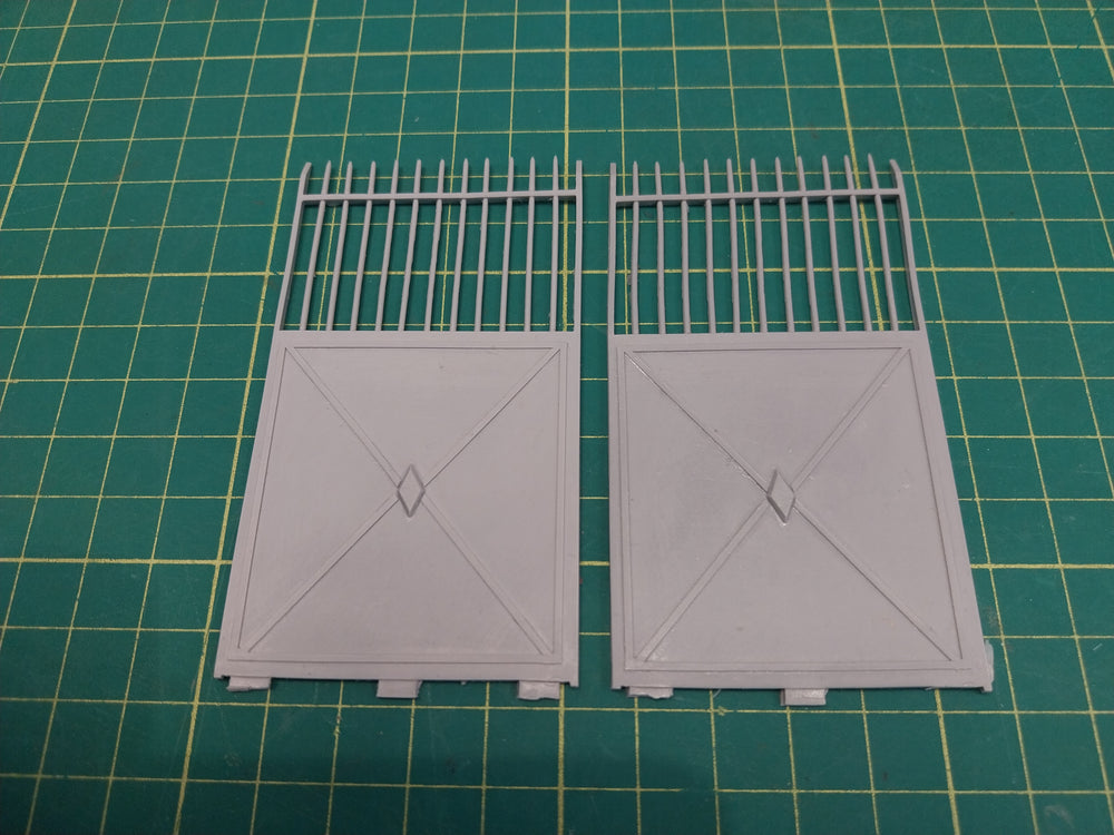 FoG Models 1/35 Scale Factory gates 2 (2 piece resin cast)