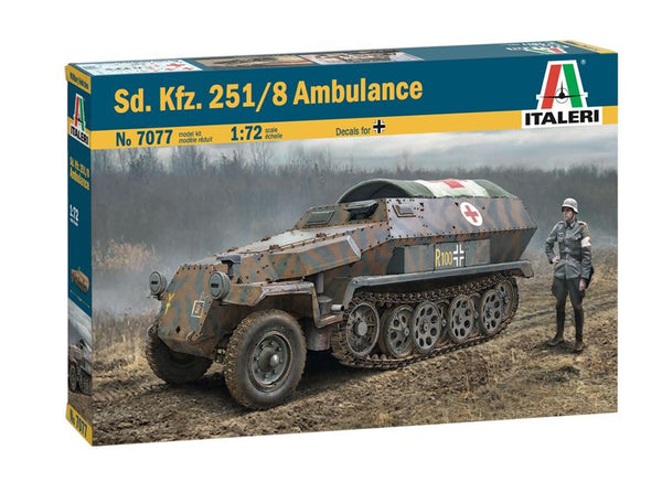 Italeri 1/72 WW2 German Sd.Kfz. 251/8 Ambulance