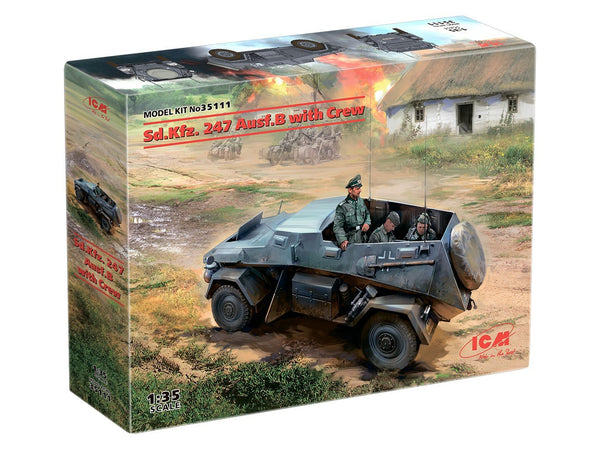 ICM 1/35 WW2 German Sd.Kfz. 247 Ausf.B with Crew