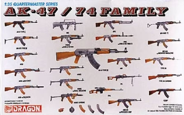 Dragon 1/35 Vietnam war series AK-47 /74 Family Part 1