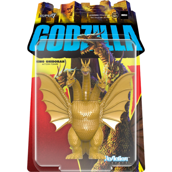 Super7 TOHO Godzilla - King Ghidrah ReAction Figure