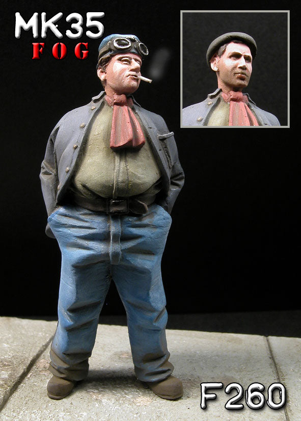 MK35 FoG models 1/35 Scale resin model kit - French railwayman "Marcel"