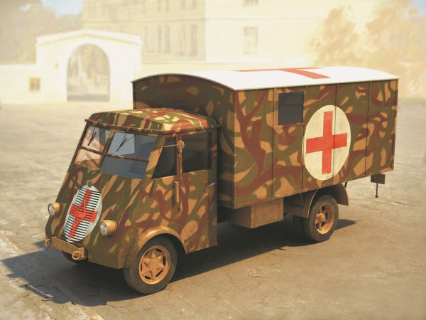 ICM 1/35 WW2 Lastkraftwagen 3,5 t AHN with Shelter, WWII German Ambulance Truck