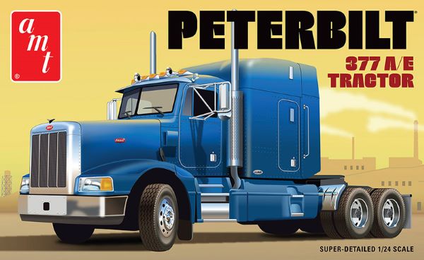 AMT 1:25 Classic Peterbilt 377 A/E Tractor plastic assembly car model kit