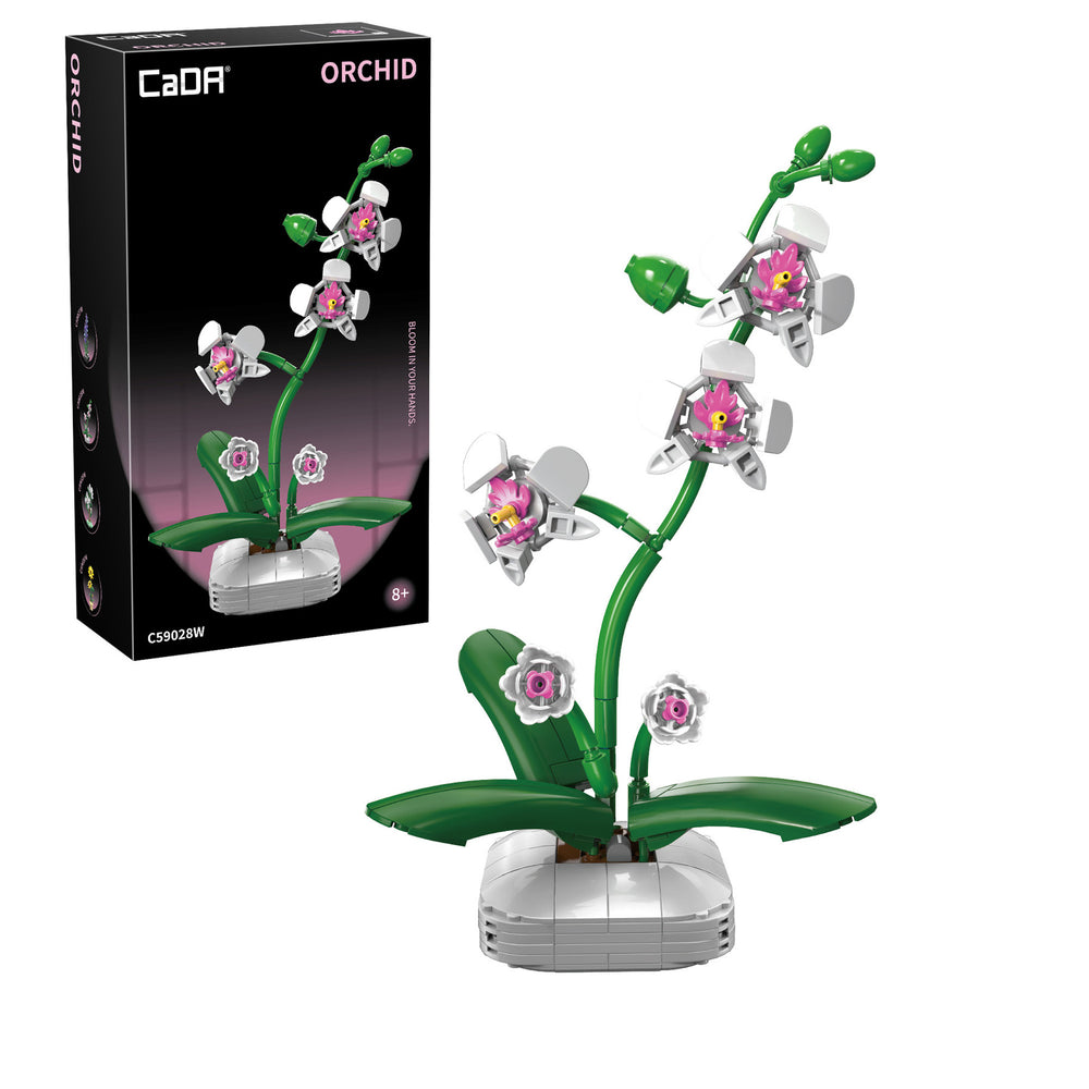 CADA CREATIVE Orchid Building Block Planter - 237 pcs