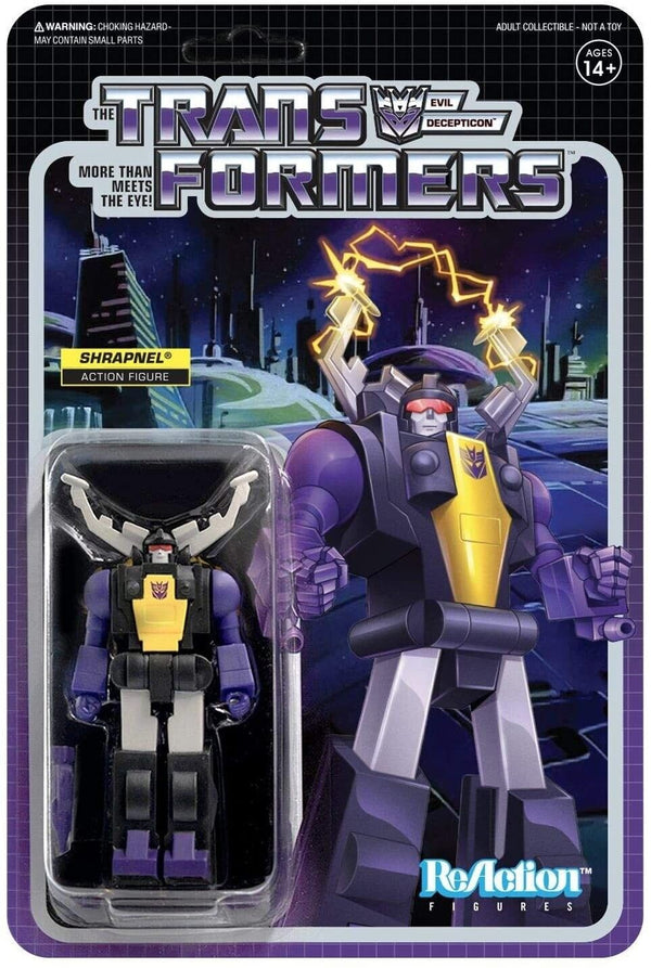 Super7 Transformers Shrapnel ReAction Figure