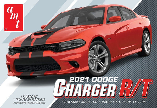 AMT 1:25 2021 Dodge Charger RT plastic assembly model car kit