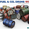 Miniart 1/48 WW2 FUEL & OIL DRUMS 1930-50s