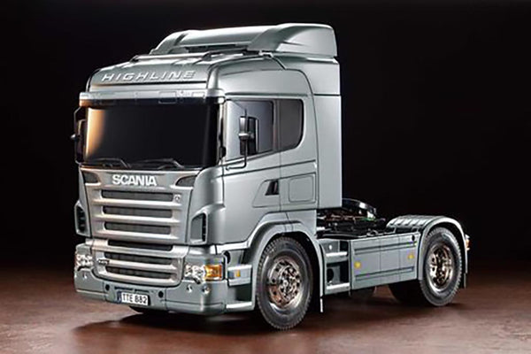 Tamiya 1/14 scale R/C model assembly kit Scania R470 - Pre Painted Silver