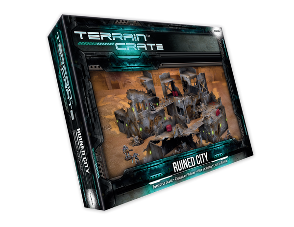 TerrainCrate Mantic 28mm wargaming TerrainCrate: Ruined City