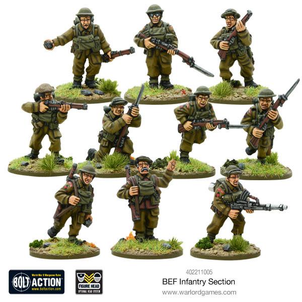 Warlord Games 28mm - Bolt Action WW2 BEF support troop