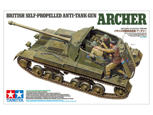 Tamiya 1/35 scale WW2 Archer British Self Propelled Anti Tank Gun