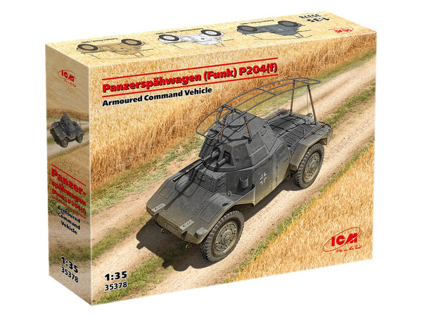 ICM VEHICLES 1:35 Panzerspähwagen (Funk) P204(f), Armoured Command Vehicle