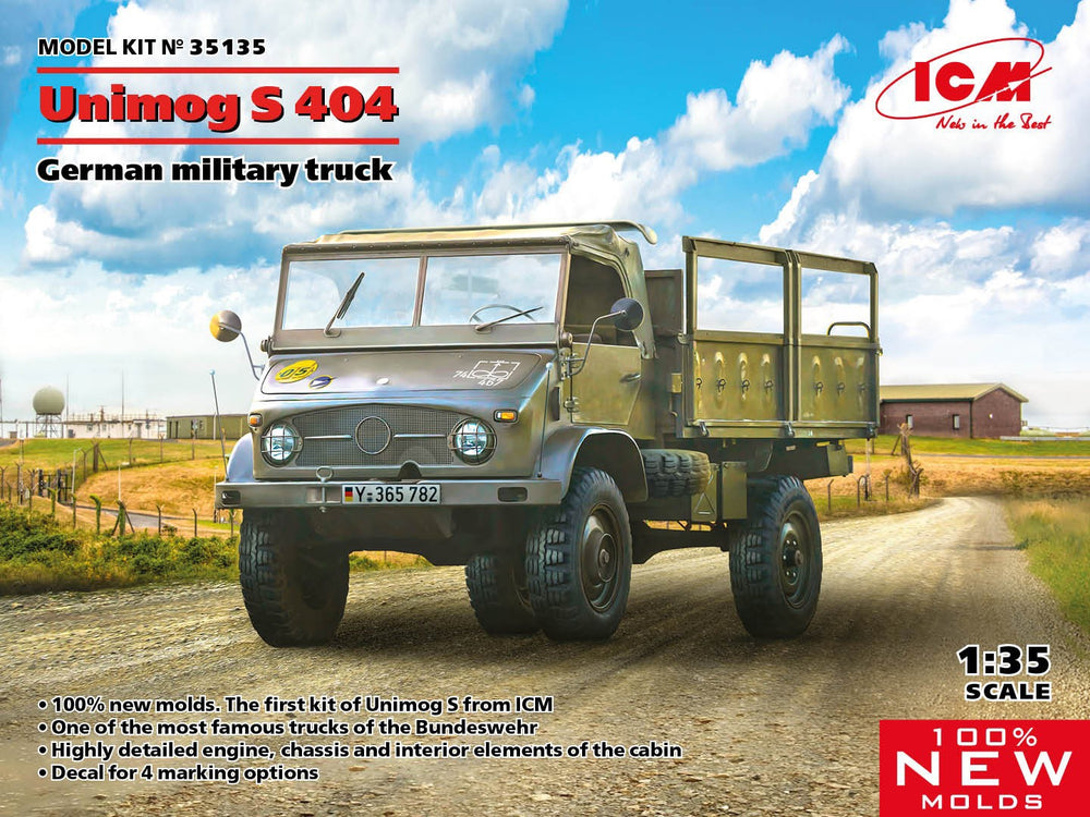 ICM 1/35 Unimog S 404, German Military Truck