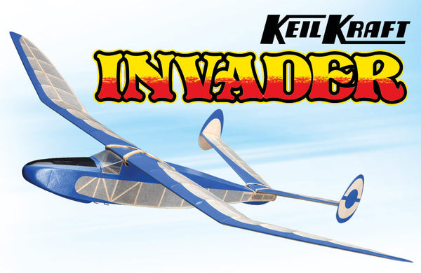 KeilKraft Invader Kit - 40" Free-Flight Towline Glider