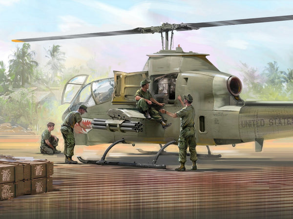 ICM 1/35 Helicopters Ground Personnel (Vietnam War)