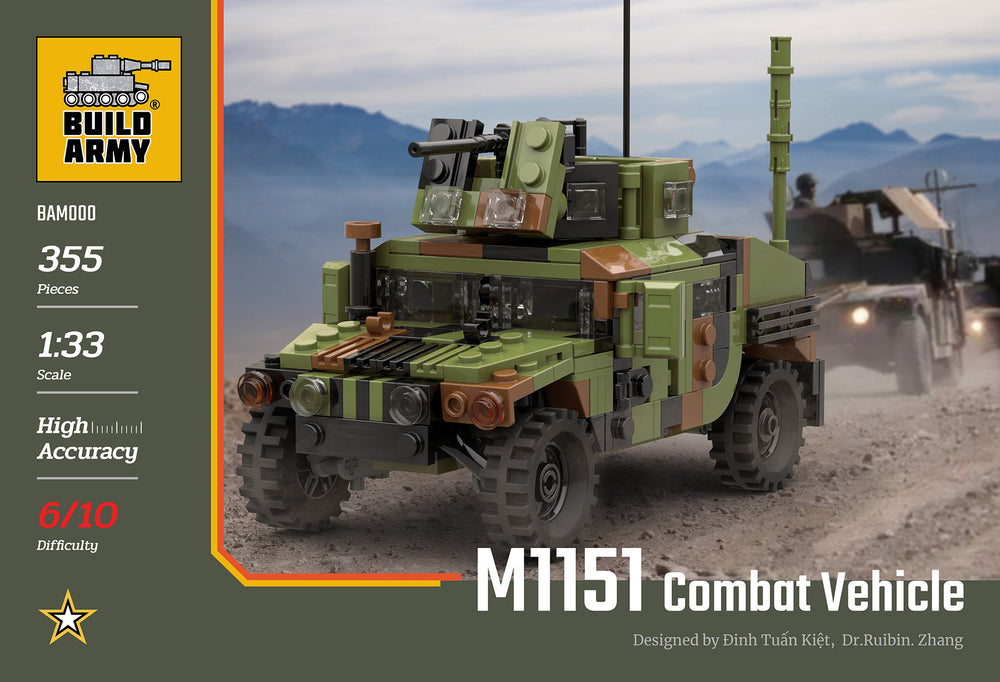 Build Army Brick building model MODERN VEHICLES Humvee M1151 Combat Vehicle