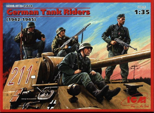 ICM 1/35 WW2 German Tank Riders (1942-1945) (4 figures) | Fields of ...
